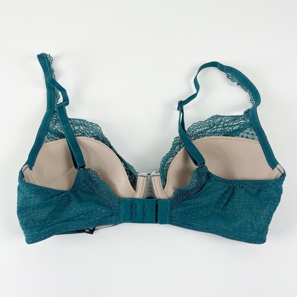 NEW Natori Bra Womens 32C Green Adjustable Straps Lace Underwire NWOT - Picture 2 of 6